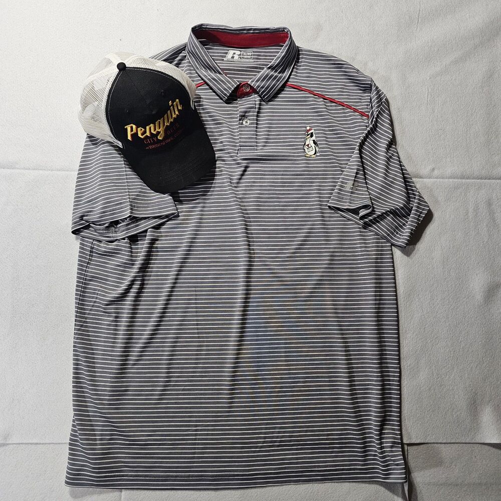 Youngstown, OH Mens 🐧  Polo  and Penguin Beer Hat  Adjustable, Summer Hat